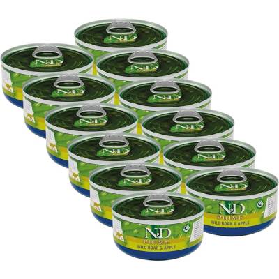 FARMINA N&D cat PRIME глиган и ябълка консерва 12 x 70 g