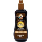Australian gold Dark Tanning Accelerator With Bronzers Spray Gel 237ml Protector - Brown (Brown)
