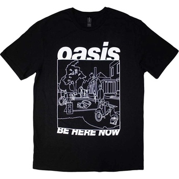 Oasis Риза Be Here Now Line Drawing Unisex Black S (OASTS13MB01)