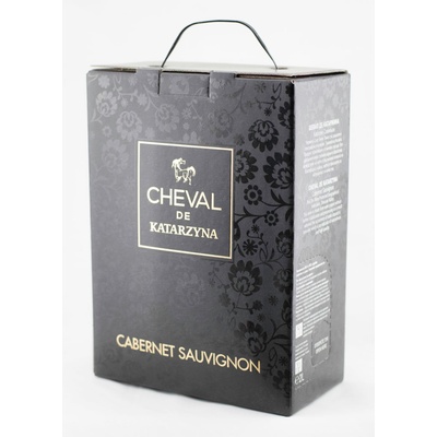 Katarzyna Estate Cheval Rose Bag in Box Cabernet Sauvignon červená 2022 14,5% 2 l (kartón)