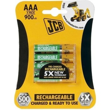 JCB AAA 900 mAh 4 ks JCB-HR31000RC-4B