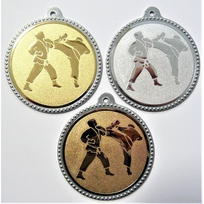 VIZINGR Karate medaile D75-78 bronz