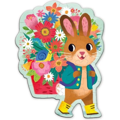 Bunny Bouquet 48 Piece Scratch & Sniff Shaped Mini Puzzle