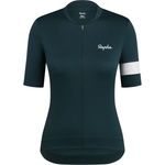 Rapha Дамска фланелка с къс ръкав за колоездене Rapha Women's Core Jersey Cycling jersey - Forest Green / White - размер XS (156-2650-0812)