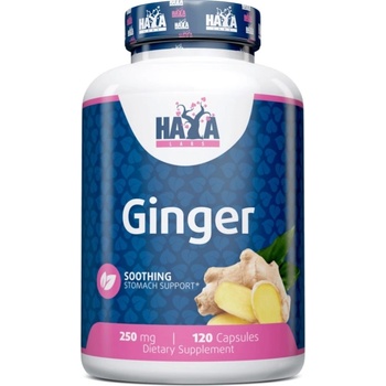Haya Labs Ginger, 250 mg, 120 капсули, Haya Labs