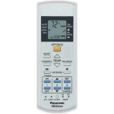 General PANASONIC CU-RE9RKE, CU-RE12RKE, CU-RE15RKE, CU-2E15PBE, CU-2E18PBE, CU-3E18PBE - съвместимо дистанционно управление на марката General (CU-RE9RKE, CU-RE12RKE, CU-RE15RKE, CU-2E15PBE, CU-2E18PBE, CU-3E18PBE)