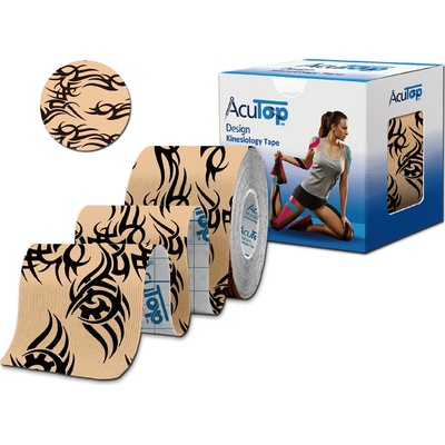 ACU TOP kineziologický tejp tetovací vzor 5 cm x 5 m