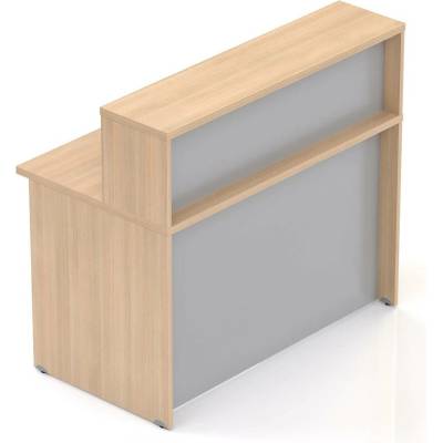 Nábytek Designový cz NLKA12 05 Recepční pult Komfort dub / šedý