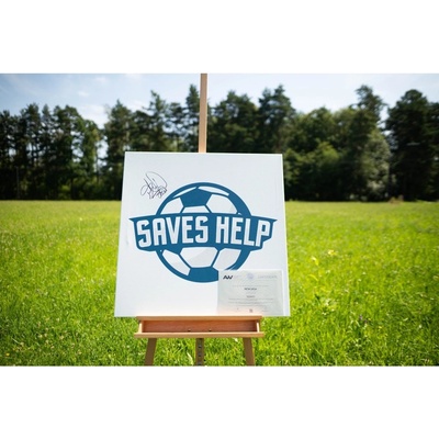 Saves help - Fotbal Obraz SAVES HELP - Alternative logo - 006