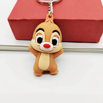 Přívěsek na klíče Fancy Co. 3D Veverka Chipmunk