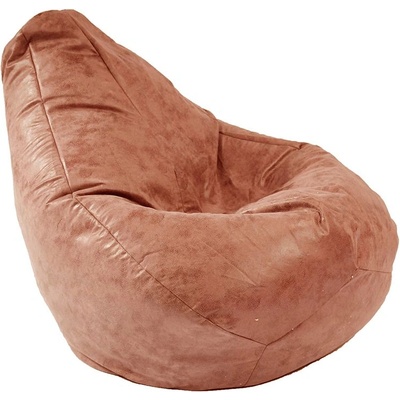 PUFRELAX Пуф круша 220л. Nirvana Hobbit - Tiger eye, Перящ се калъф, Пълнеж от полистиролни перли, Гама Premium, 8956 (PUF-G-NH-PT-TIG)