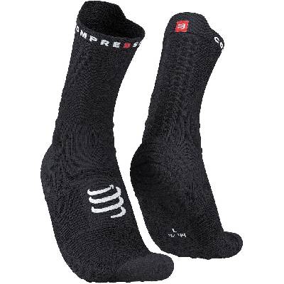 Běžecké kompresní ponožky Compressport Pro Racing Socks v4.0 Trail - BLACK Velikost: EU 39-41
