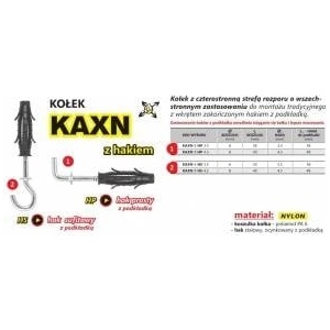 Uncanny Brand Expansion bolt kaxn 6 straight hook 3.5/p