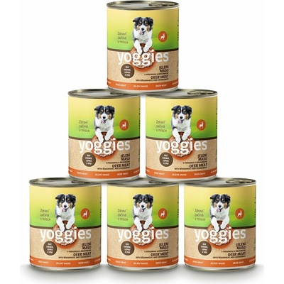 Yoggies jelenia s pohánkou a brusnicami 6 x 800 g