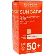 FlosLek Laboratorium Sun Care Derma tónovací ochranný krém pre mastnú a zmiešanú pleť SPF50+ 50 ml