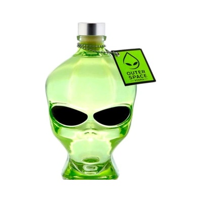 Outerspace Alien Head Vodka 40% 0,7 l (čistá fľaša)