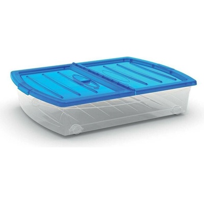 KIS Úložný box SPINNING BOX XL 56L modré víko