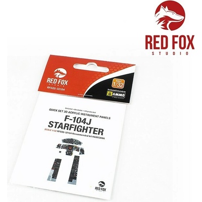 Hasegawa Red Fox Studio Kft. F-104J Starfighter for kit 1:32