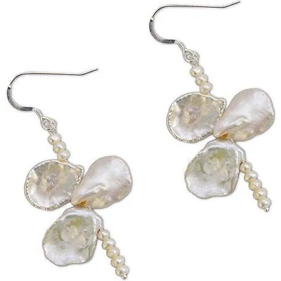 Dannyra Обици с култивирани перли и седеф Pearls&Pearls Dannyra Jewels