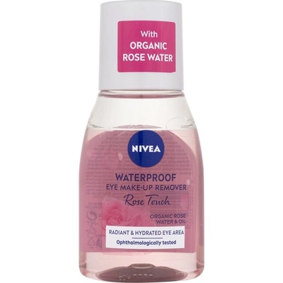 Nivea Rose Touch Waterproof Eye Make-Up Remover от Nivea за Жени Премахване на грим от очите 100мл