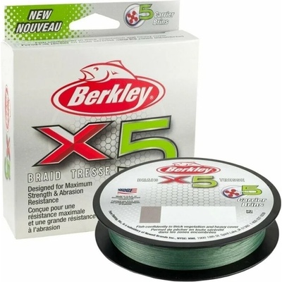 Berkley x5 Braid Low Vis Green 0, 12 mm 12, 1 kg 150 m