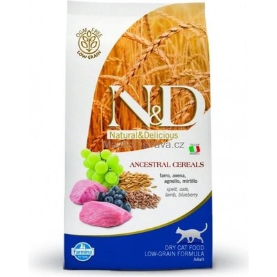 N&D Adult Cat Low Grain Lamb & Blueberry 2 x 5 kg