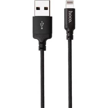 hoco. iPhone 14 Pro / 14 Plus / 14 HOCO X14 кабел за данни USB - Lightning, 100 cm, ЧЕРЕН X14_LIGHT_1M_B (X14_LIGHT_1M_B)