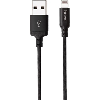 hoco. iPhone 14 Pro / 14 Plus / 14 HOCO X14 кабел за данни USB - Lightning, 100 cm, ЧЕРЕН X14_LIGHT_1M_B (X14_LIGHT_1M_B)