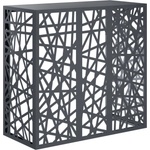 vidaXL Покритие за климатик Антрацит 110 x 50 x 105 см Стомана (8014173)