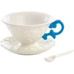 Seletti Чаша за чай с чинийка и лъжица I-WARES светло синьо, Seletti (SLT09858AZZ)