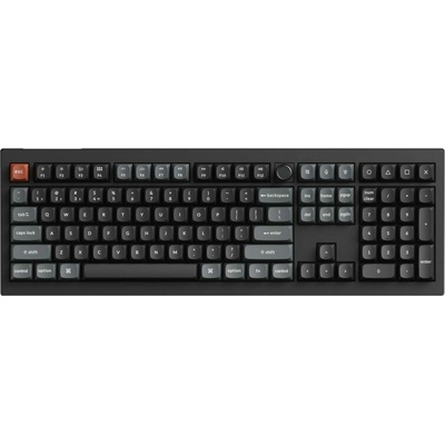 Keychron V6 Ultra Full Size Silk POM Red Switch Black V6U-D1