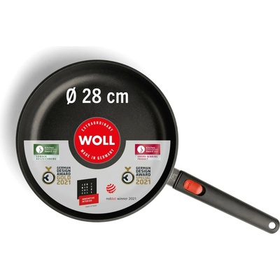 WOLL Hluboká Pánev na soté ECO LITE QXR s odnímatelnou rukojetí 28 cm na indukci