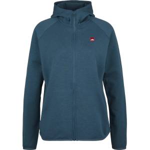 Bergfreunde Дамски вълнен пуловер Bergfreunde Women's MerinoFleece NeuffenBF. Zip Hoody Fleece jacket - Dark Sea Blue - размер XS (105-5852-0211)