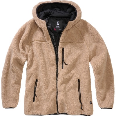 BRANDIT Dámska bunda Teddyfleecejacket hood Camel