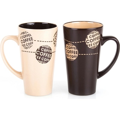hrnek COFFEE mix barev keramický 450 ml