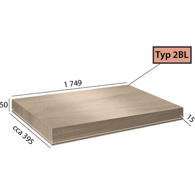 Longline Step 2BL - 1084 Dub vápněný pískový