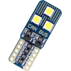  Лед крушки тип T10 с 6 диода 3030 - Canbus (H-1280)