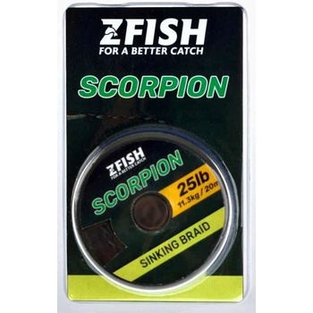 Zfish šňůra Scorpion Sinking Braid 20m 25lb