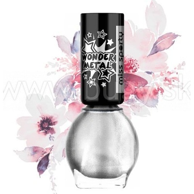 Miss Sporty Wonder Nail Polish lak na nechty 10 Ultra Silver 7 ml