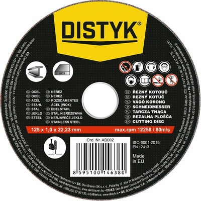 Den Braven Řezný kotouč A60T 115 × 1,0 x 22,23 mm T41 AB001