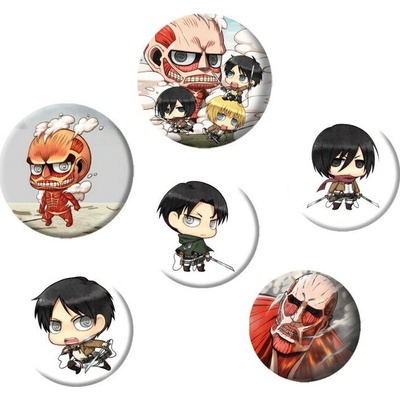 Odznaky set Attack on Titan (Shingeki no kyojin)