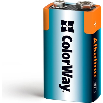 ColorWay Alkaline Power 9V 1ks CW-BA6LR61-1BL