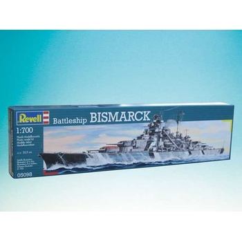 Revell Plastic ModelKit loď 05098 Battleship Bismarck 1:700