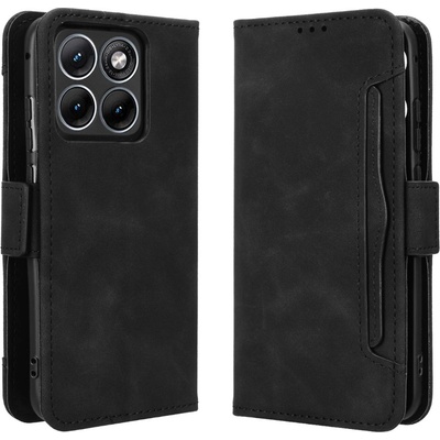 Motorola Кожен Калъф Портфейл за Motorola Edge 70 Fusion+ 5G / Fusion 5G - Свалящ се държач, Двоен магнит, 5 цвята