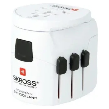 SKROSS Адаптер SKROSS PRO Light 4 x USB-A, 1.302471, World, Бял (SKROSS-1302471)