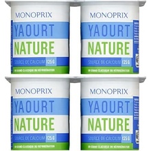 Monoprix Bílý jogurt 4 x 125 g