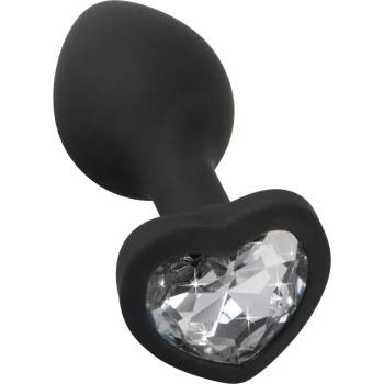 Image 1 of You2Toys Silicone Plug Heart Black