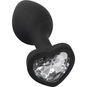 You2Toys Silicone Plug Heart Black