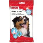 Beaphar Dental Sticks Small -Лакомство за кучета, дентални пръчки за свеж дъх и чисти зъби със спирулина и зелен чай - mypetshop - 16,66 лв
