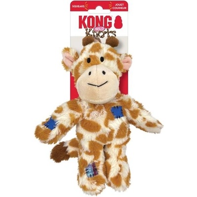 Kong Dog Wild Knots Preťahovadlo Žirafa s pískatkom polyetylén M L
